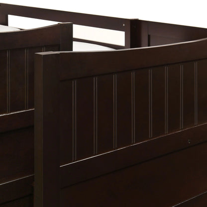 Sami - Twin Over Full Step Bunk With Right Headboard - Espresso