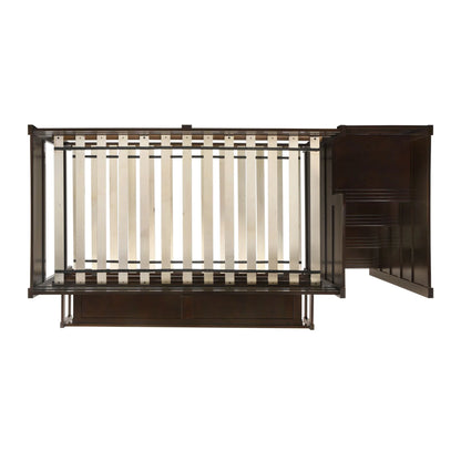 Sami - Twin Over Full Step Bunk With Right Headboard - Espresso