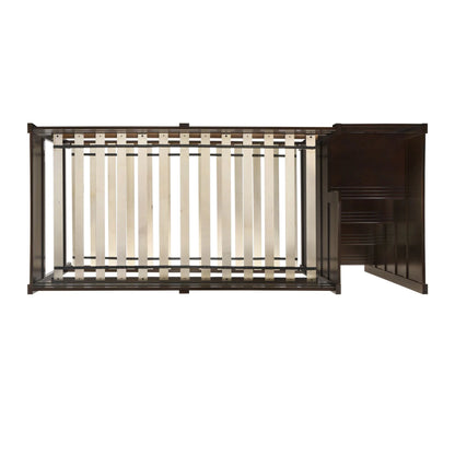 Sami - Twin Over Twin Step Bunk With Right Headboard - Espresso