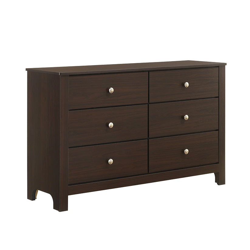 Sami - Youth 6-Drawer Dresser - Espresso