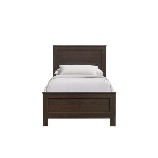 Sami - Youth Twin Panel Bed - Espresso