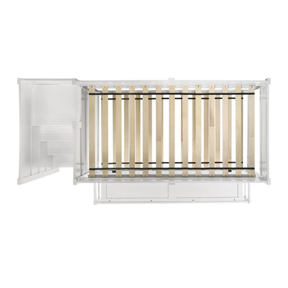 Sami - Twin Over Full Step Bunk With Left Headboard - White