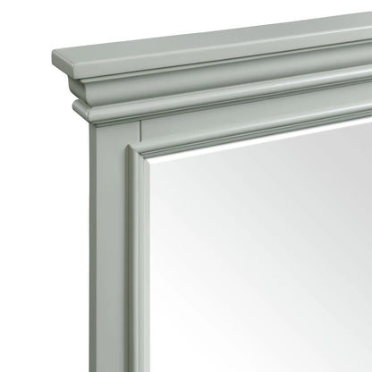 Slater - 9-Drawer Dressser With Mirror - Gray