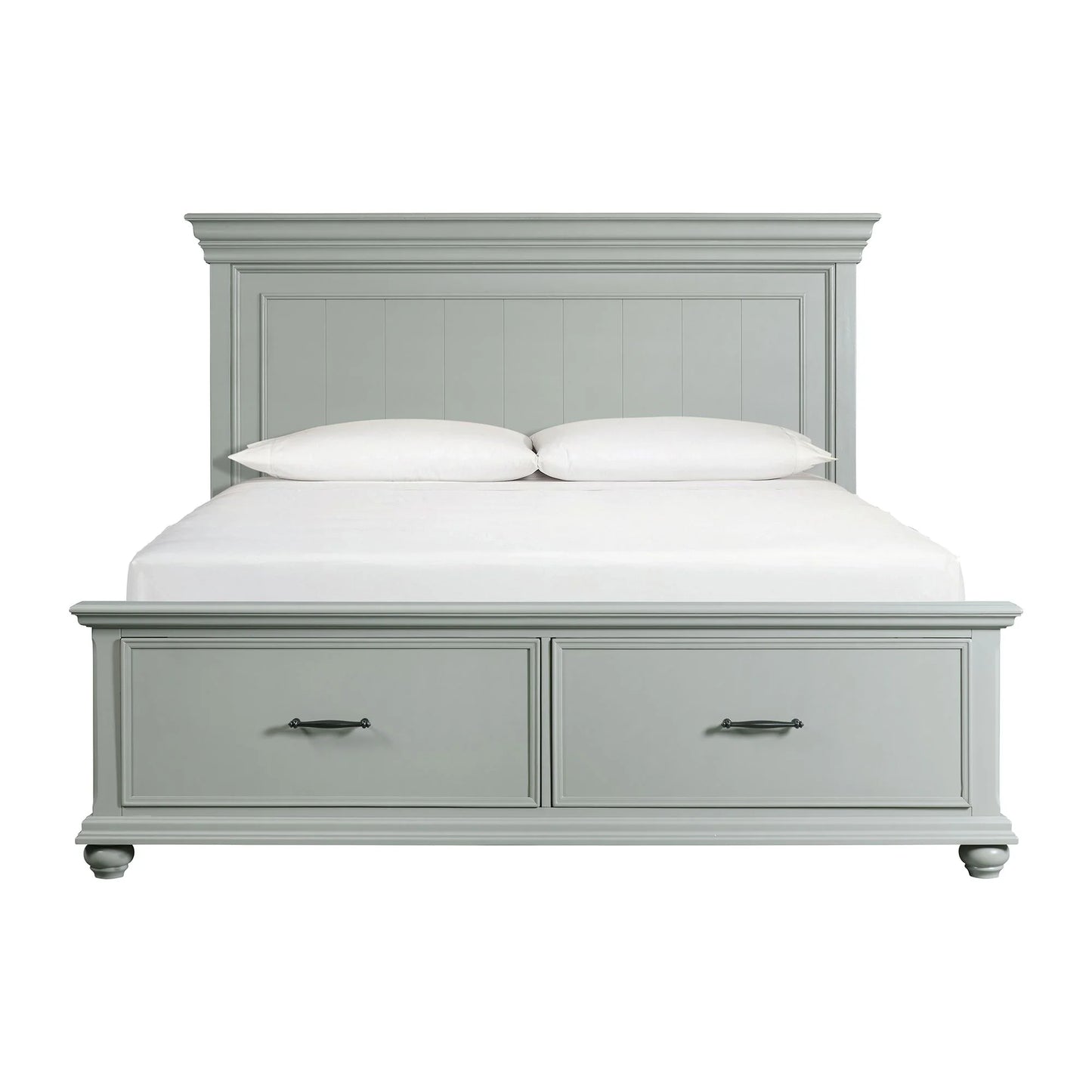 Slater - King Platform Storage Bed - Gray