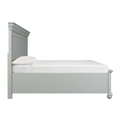 Slater - King Platform Storage Bed - Gray