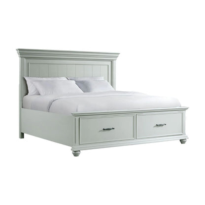 Slater - King Platform Storage Bed - Gray