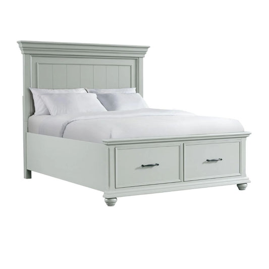 Slater - Queen Platform Storage Bed - Gray