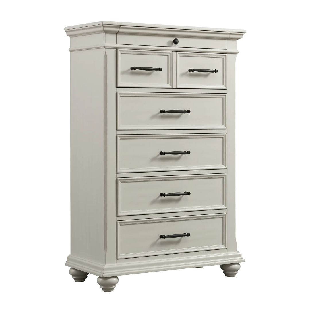 Slater - 6-Drawer Chest - White