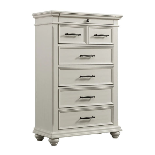 Slater - 6-Drawer Chest - White
