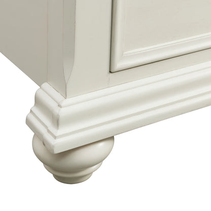 Slater - King Platform Storage Bed - White