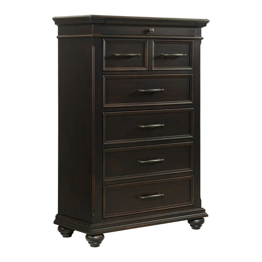 Slater - 6-Drawer Chest - Black