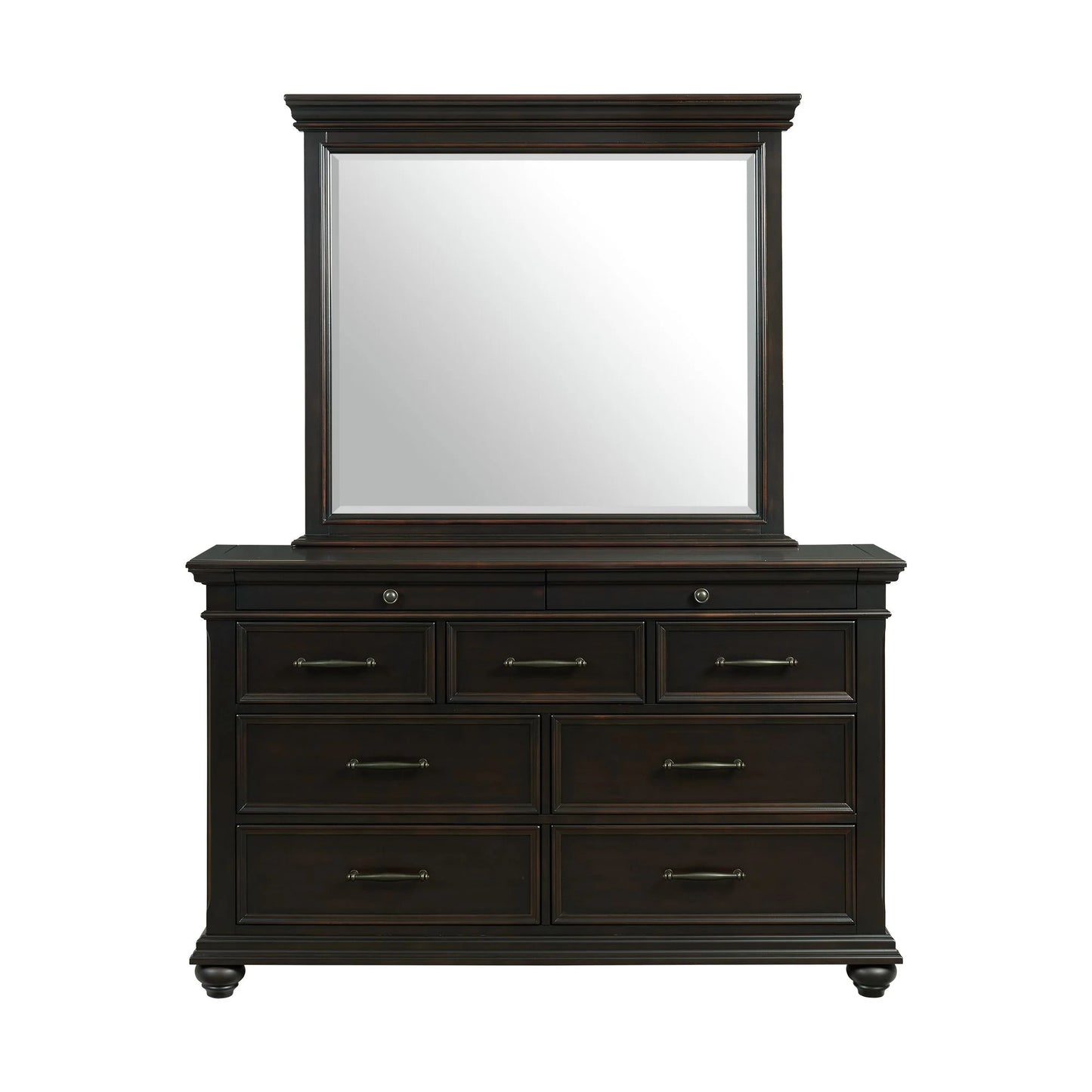Slater - Dresser & Mirror Set - Black