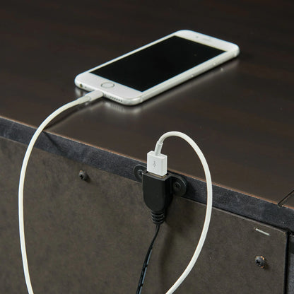 Slater - 3-Drawer Nightstand With USB Ports - Black