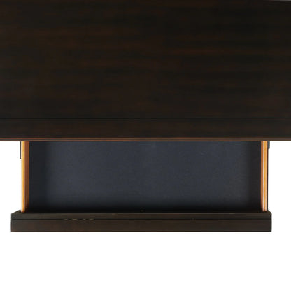 Slater - 3-Drawer Nightstand With USB Ports - Black