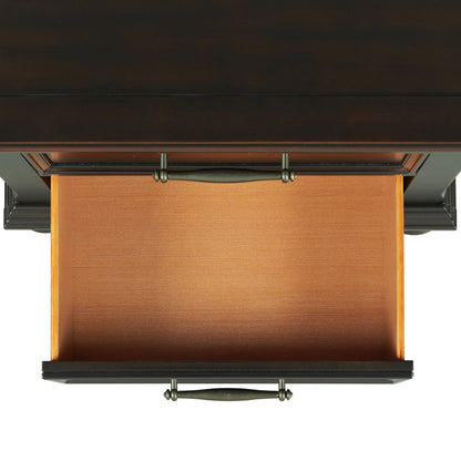 Slater - 3-Drawer Nightstand With USB Ports - Black