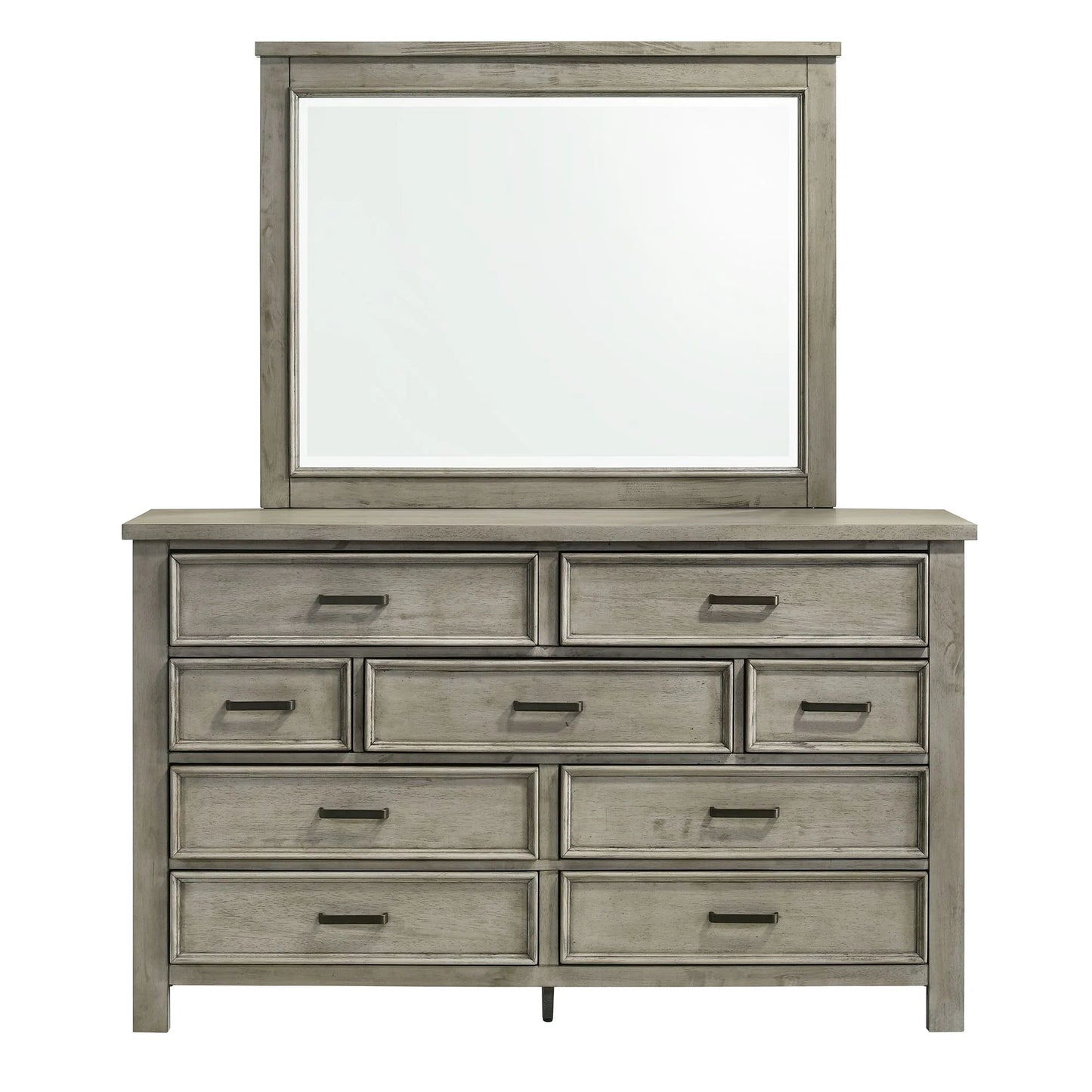 Sullivan - Dresser & Mirror Set - Drift Gray