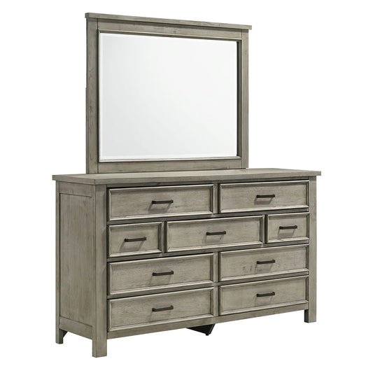 Sullivan - Dresser & Mirror Set - Drift Gray