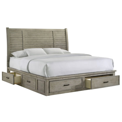 Sullivan - King Storage Bed - Drift Gray