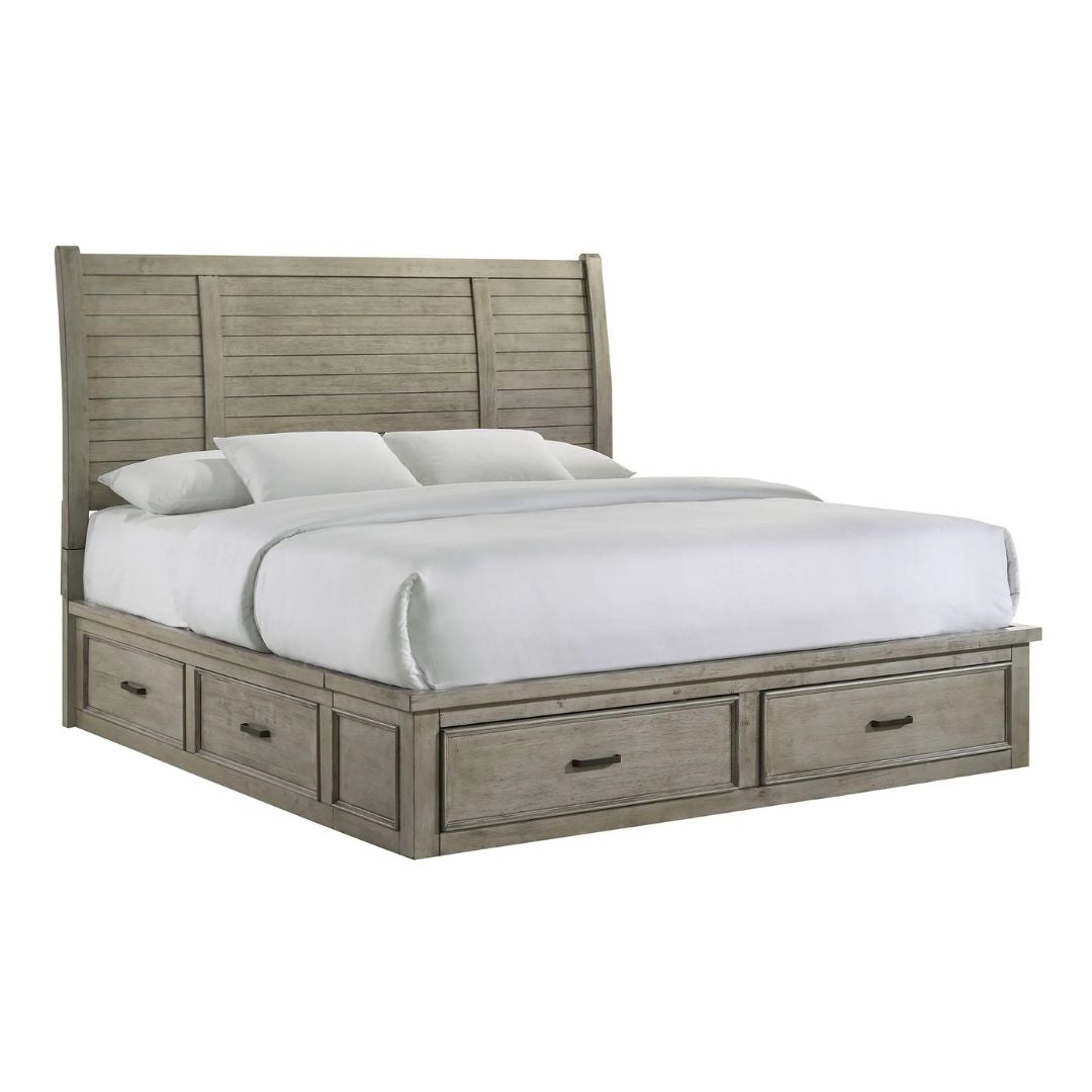 Sullivan - King Storage Bed - Drift Gray