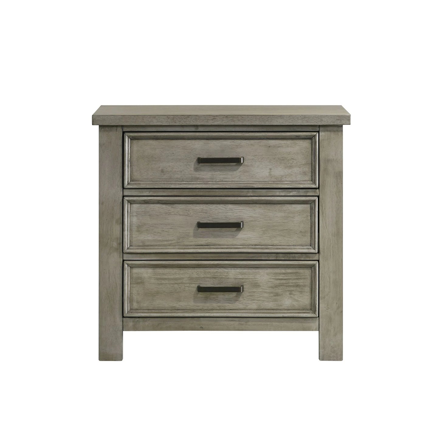 Sullivan - 3-Drawer Nightstand - Drift Gray