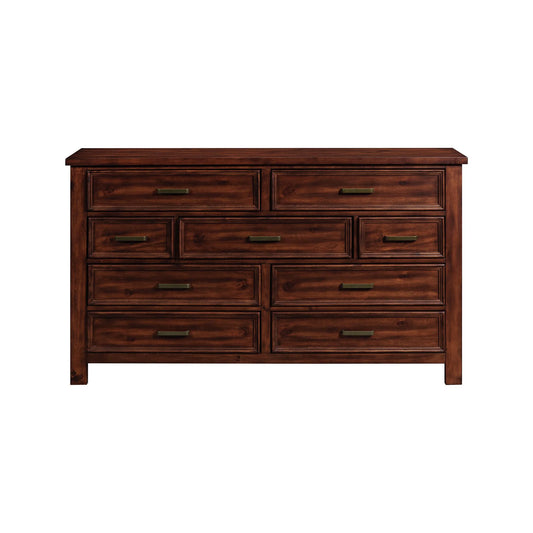 Sullivan - 9-Drawer Dresser - Rich Cherry