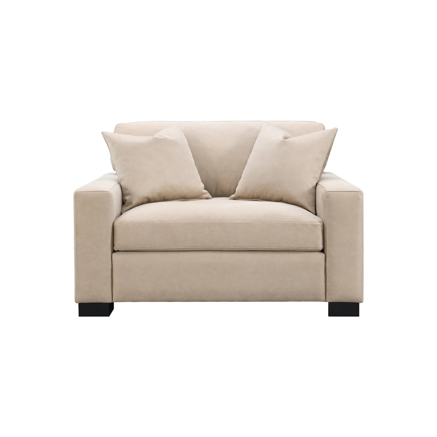 Dexter - Double Chair With 2 Pillows - Taupe