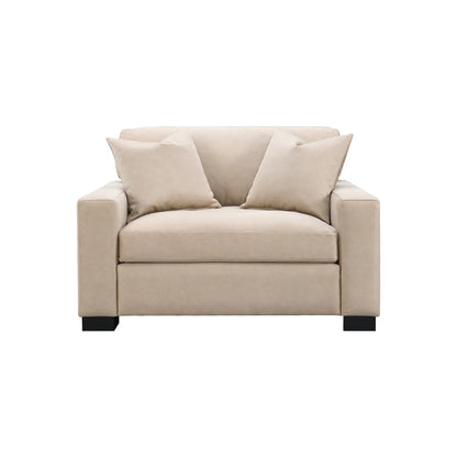 Dexter - Double Chair With 2 Pillows - Taupe