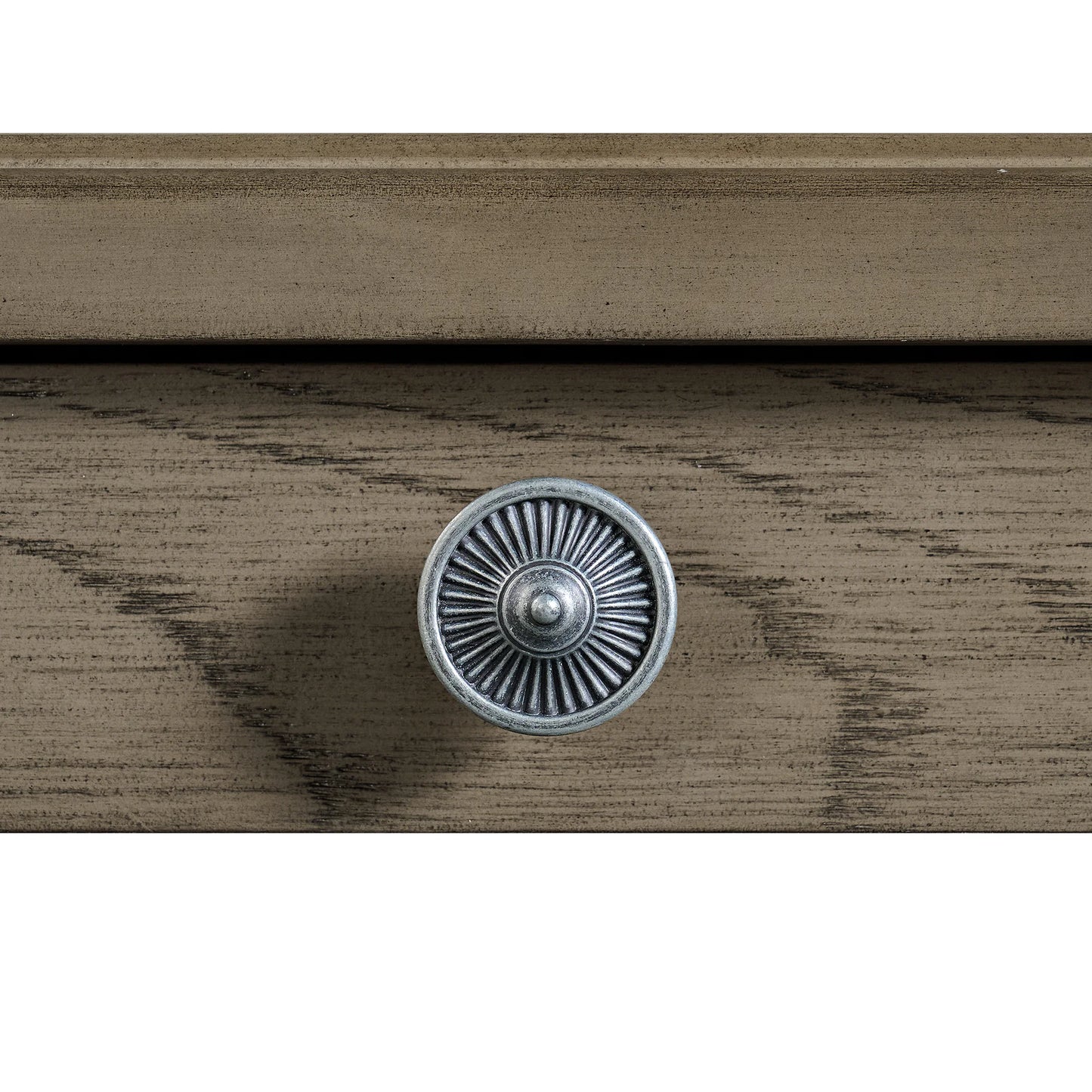 Kings Court - End Table With USB - Gray