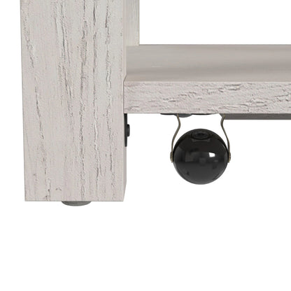 Avalanche - 3 Piece Occasional Table Set (Coffee Table, End Table & Sofa Table) - Antique White