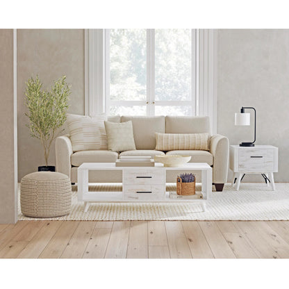 Rogen Rustic - End Table - Rustic White