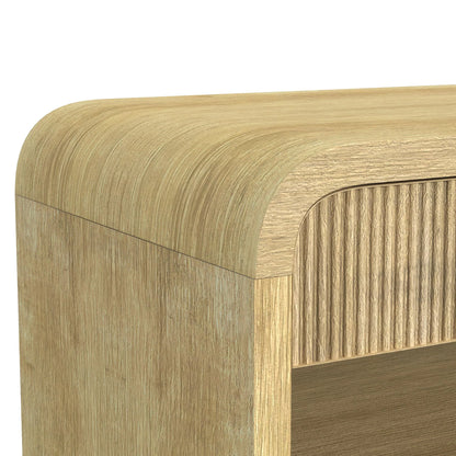 Ridgemont - Coffee Table With Casters - Natural