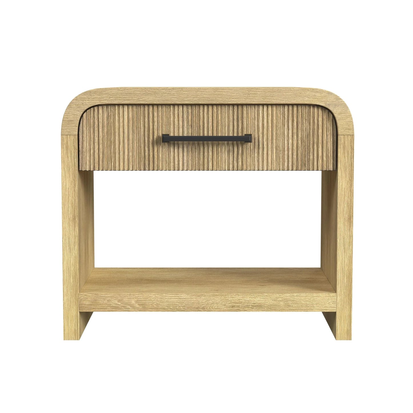 Ridgemont - End Table With USB - Natural