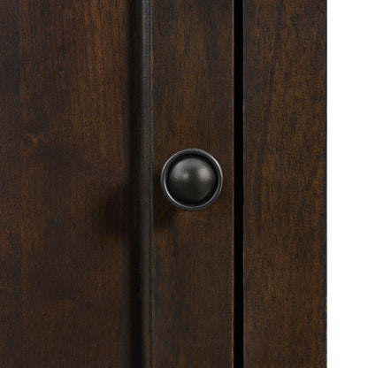 Wagner - Chairside Table With USB - Cherry