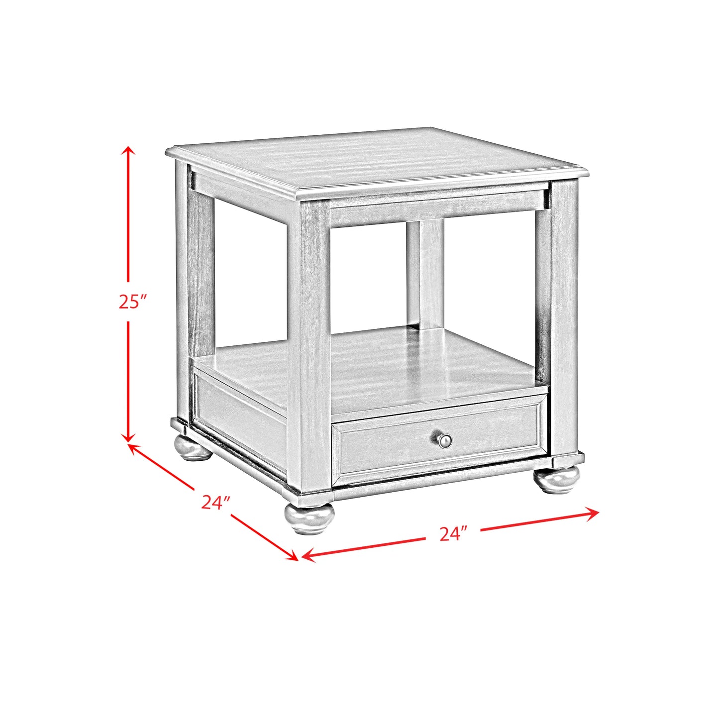 Wagner - 3 Piece Occasional Table Set (Square Lift-Top Coffee Table & Two End Table) - Cherry