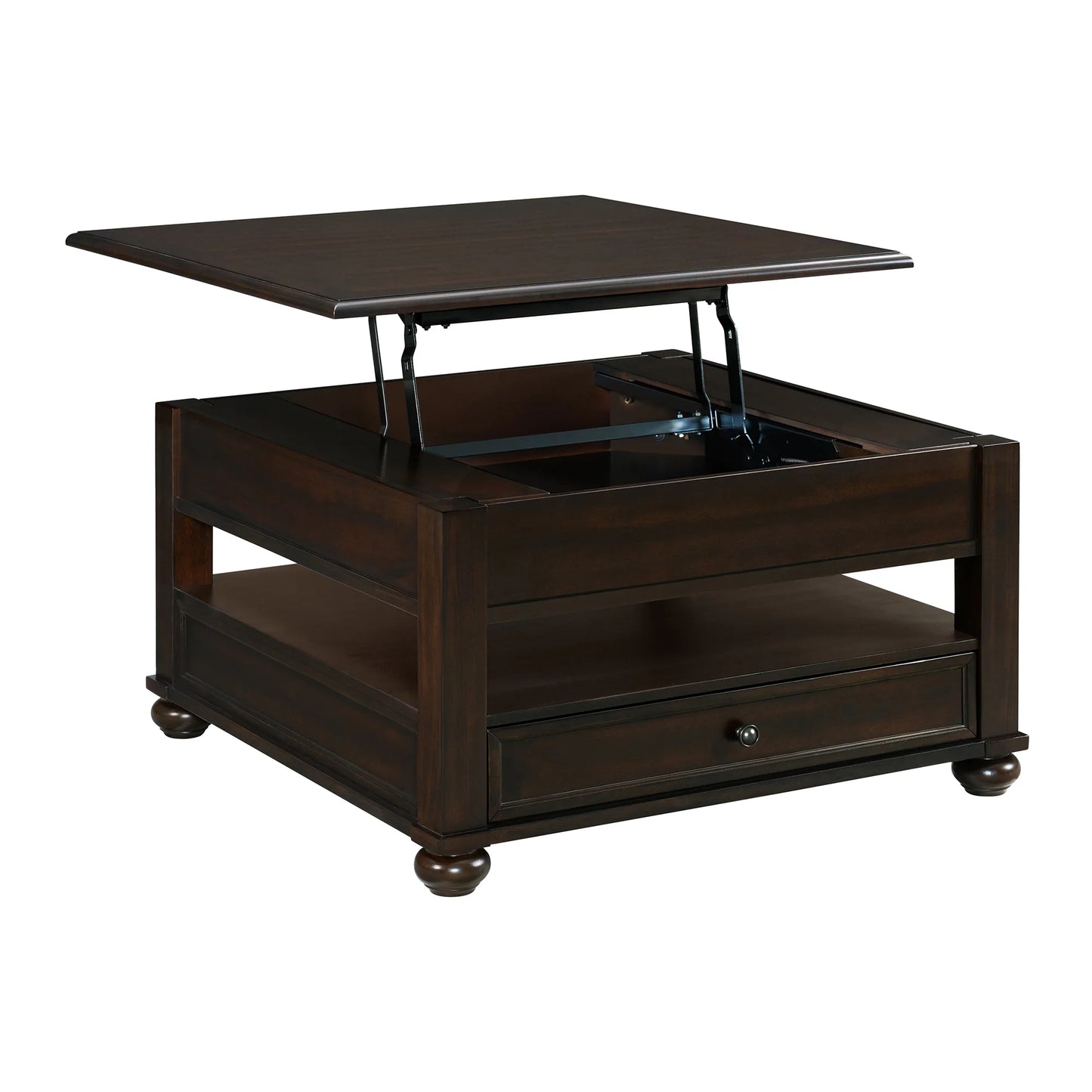 Wagner - 3 Piece Occasional Table Set (Square Lift-Top Coffee Table & Two End Table) - Cherry