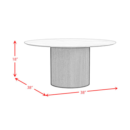 Sylvie - 2 Piece Occasional Table Set (Coffee Table & End Table) - Dark Brown