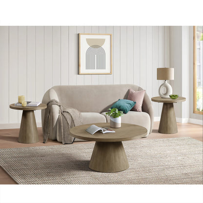 Portland - Round Coffee Table - Gray