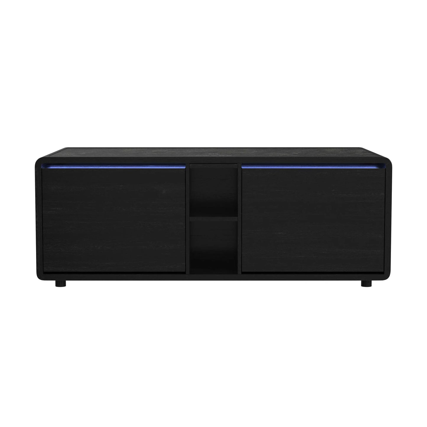 Halo - Smart Coffee Table With Fridge And Speaker - Black