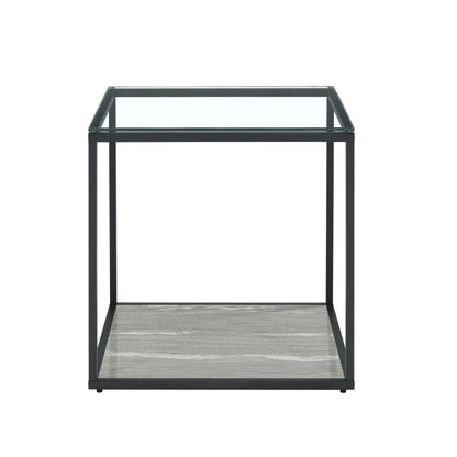 Yasmin - End Table - Gray