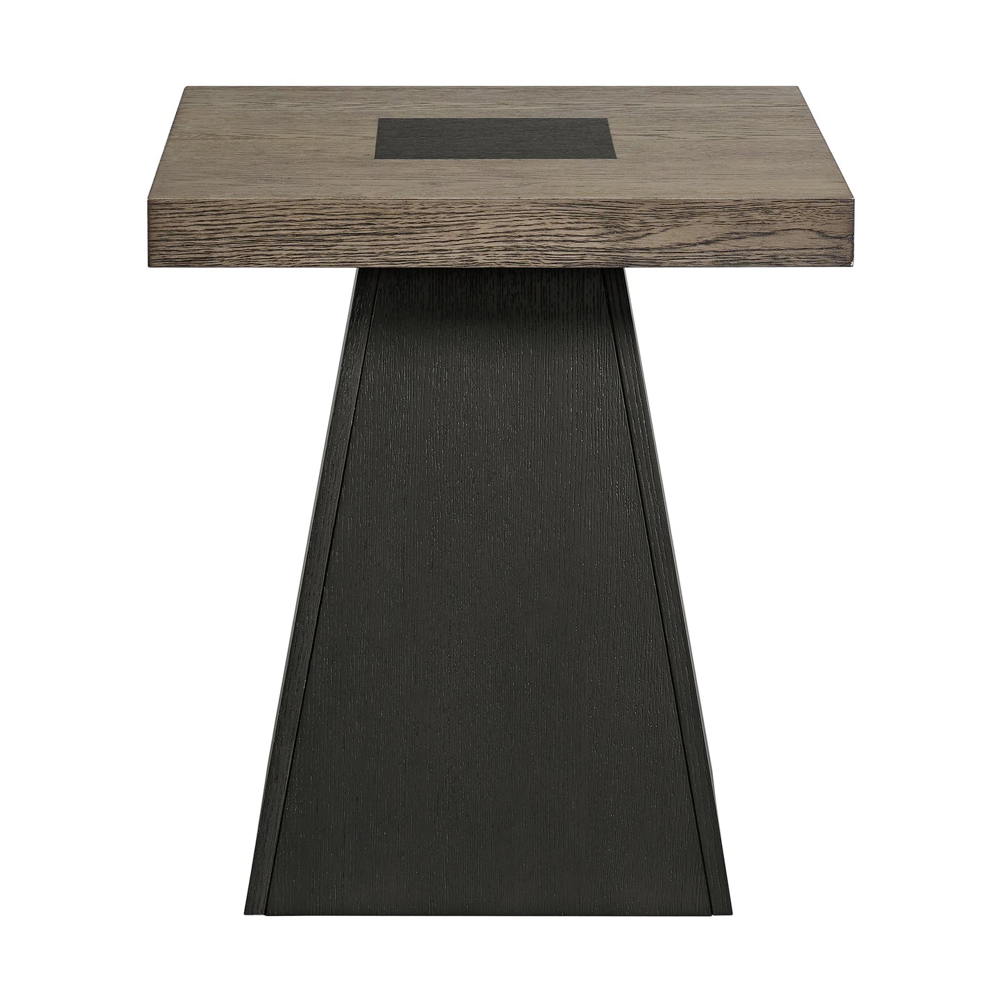 Jemma - End Table - Gray / Dark Espresso
