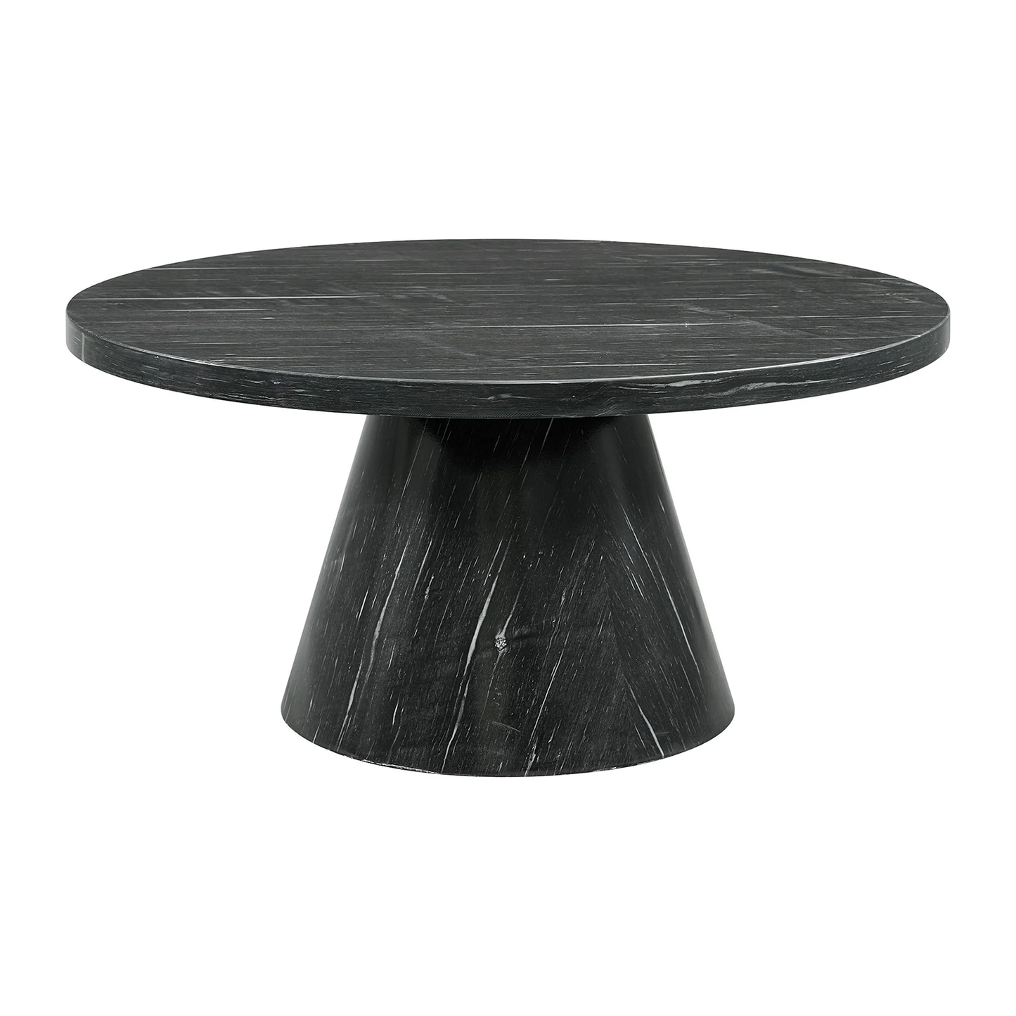 Bellini - Round Occasional Coffee Table Complete - Gray
