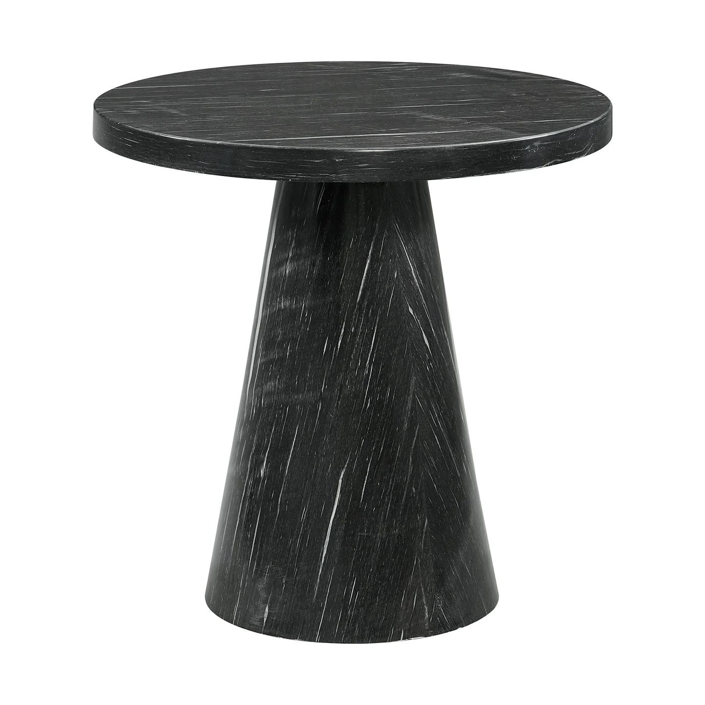 Bellini - Round Occasional End Table Complete - Gray