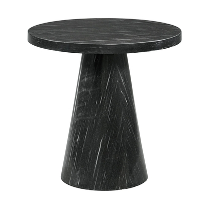 Bellini - Round Occasional End Table Complete - Gray