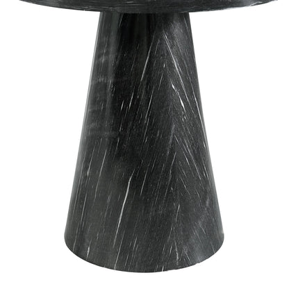 Bellini - Round Occasional End Table Complete - Gray