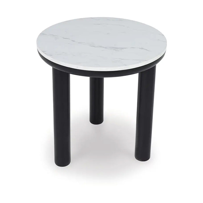 Xandrum - Black / White - Occasional Table Set (Set of 3)