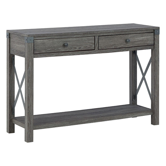 Freedan - Grayish Brown - Console Sofa Table