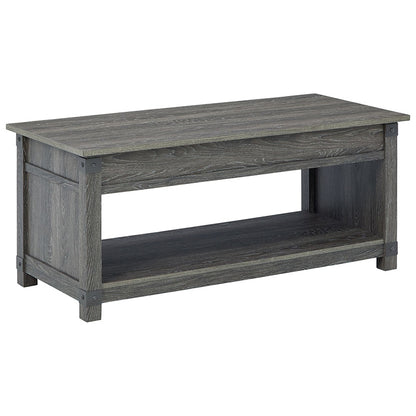 Freedan - Grayish Brown - Rect Lift Top Cocktail Table