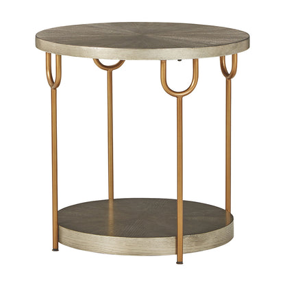 Ranoka - Platinum - Round End Table