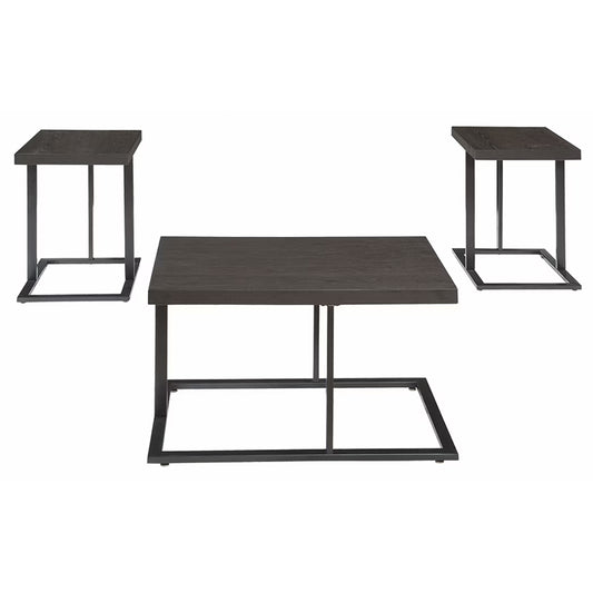 Airdon - Bronze Finish - Occasional Table Set (Set of 3)