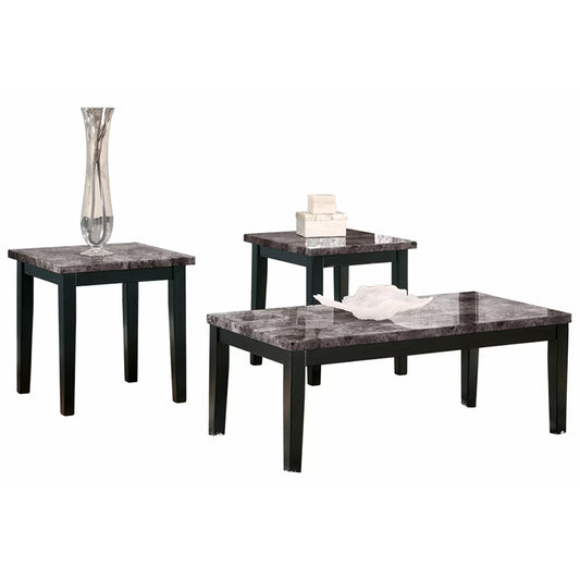 Maysville - Black - Occasional Table Set (Set of 3)